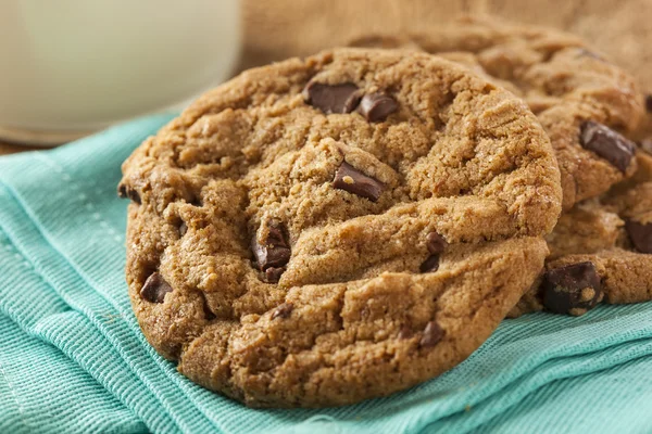 Biscoitos caseiros de chocolate — Fotografia de Stock