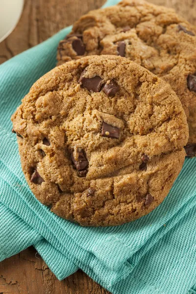 Biscoitos caseiros de chocolate — Fotografia de Stock