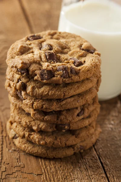 Homemade Chocolate Chip Cookies — Stock Photo, Image