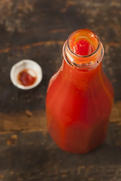 Organik kırmızı ketçap sos — Stok fotoğraf