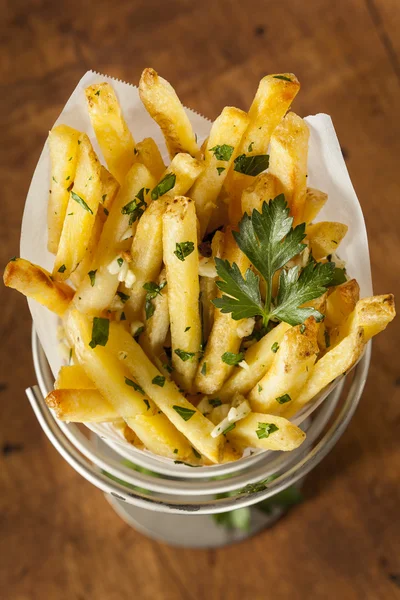 Aglio e prezzemolo Patatine fritte — Foto Stock