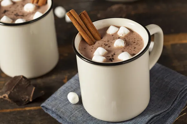 Gourmet Hot Chocolate Leite — Fotografia de Stock