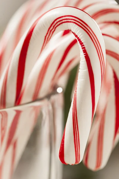 Navidad festiva menta caramelo bastón — Foto de Stock