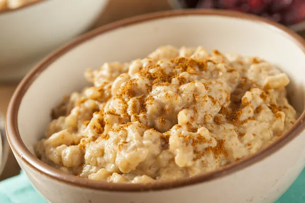 Homemade Healthy Rice Pudding — Stock Photo, Image