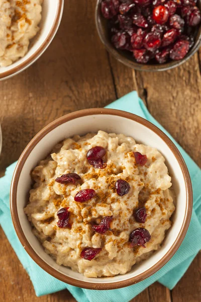 Homemade Healthy Rice Pudding — Stock Photo, Image