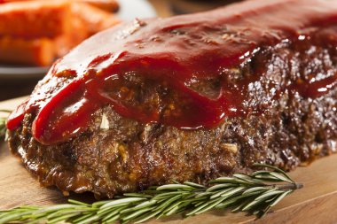 Homemade Ground Beef Meatloaf clipart