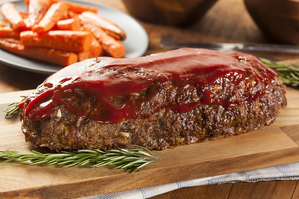 Pain de viande de boeuf haché fait maison — Photo