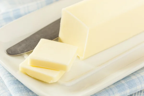 Organic Dairy Yellow Butter — Stock Photo, Image