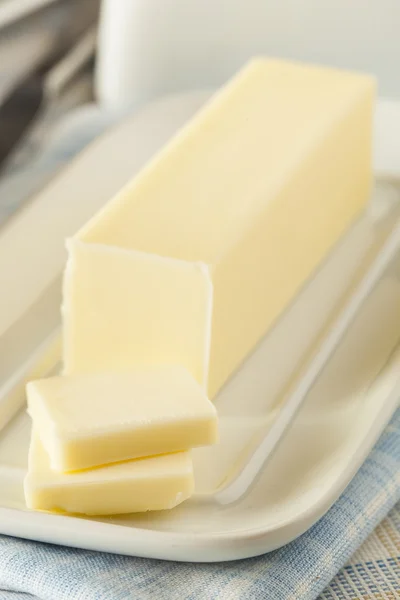 Beurre jaune laitier biologique — Photo