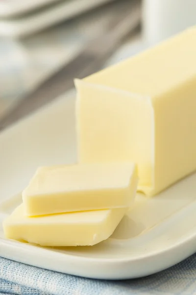 Organic Dairy Yellow Butter — Stock Photo, Image