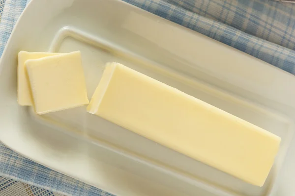 有機酪農黄色バター — ストック写真