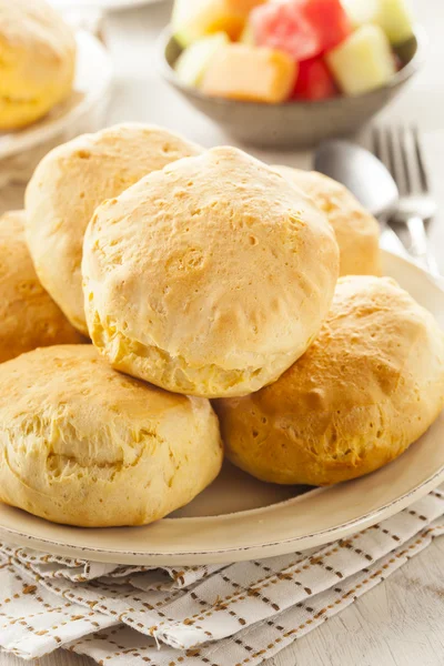 Homemade Hot Buttermilk Biscuits — Stock Photo, Image