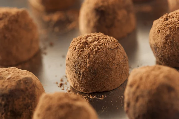 Fancy gourmet choklad trufffles — Stockfoto