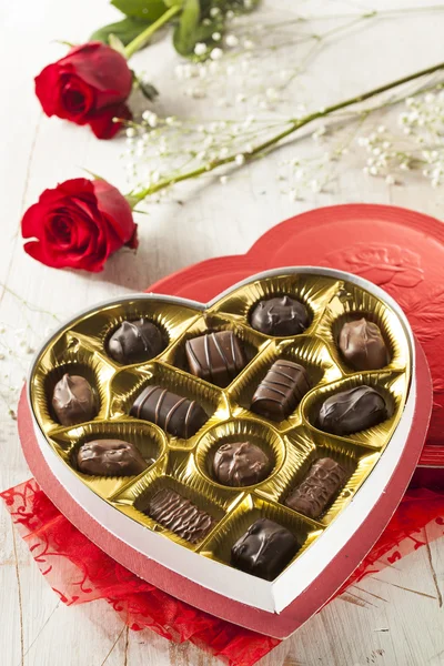 Caixa de Chocolates Gourmet para Dia dos Namorados — Fotografia de Stock