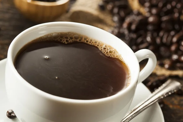 Bebida de café negro casera caliente —  Fotos de Stock