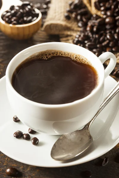 Caldo fatto in casa Black Coffee Drink — Foto Stock