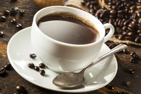 Bebida de café negro casera caliente —  Fotos de Stock