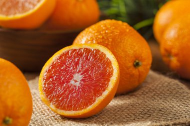 sağlıklı organik olgun kan portakal