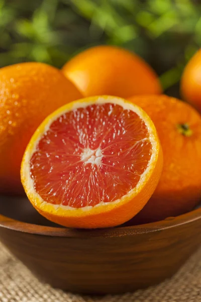 Orgânico saudável maduro sangue laranja — Fotografia de Stock