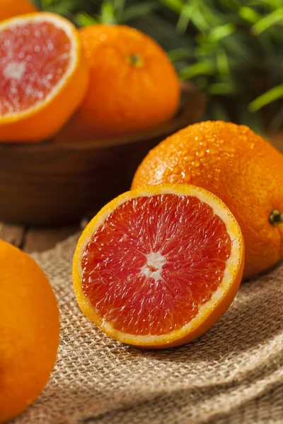 Healthy Organic Ripe Blood Orange — Stock Photo, Image