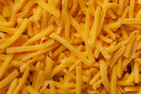 Organic Shredded Sharp Cheddar Cheese — Stock Photo, Image