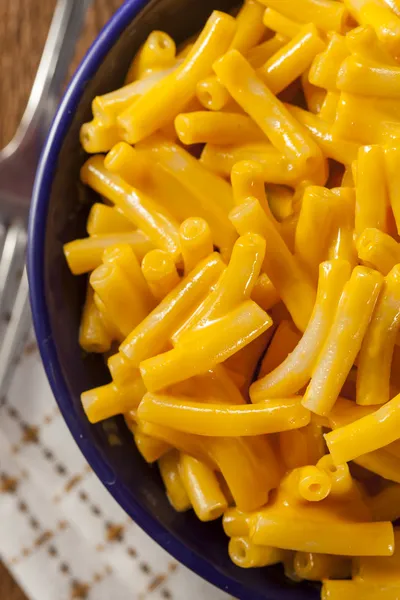 Macarrão e queijo caseiros — Fotografia de Stock