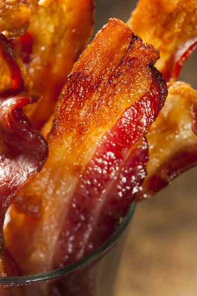 Bacon insalubre orgânico crocante — Fotografia de Stock