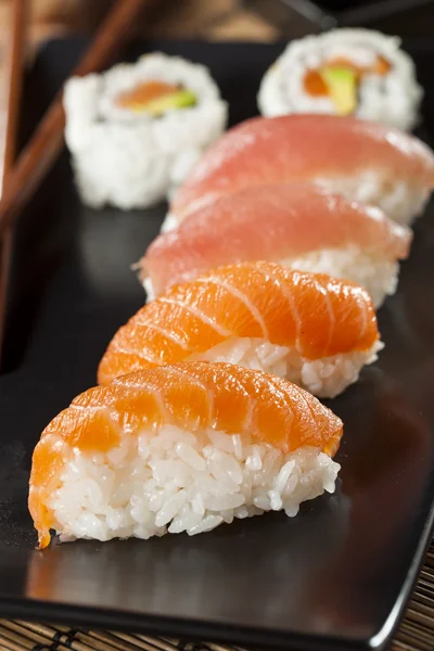 Healthy Japanese Nigiri Sushi — Stock Photo, Image