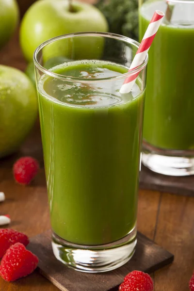 Healthy Green Vegetable and Fruit Smoothi Juice — Stock Photo, Image