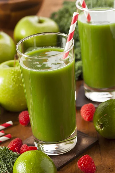 Healthy Green Vegetable and Fruit Smoothi Juice — Stock Photo, Image