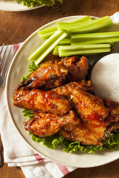 Barbecue buffalo kippenvleugeltjes — Stockfoto