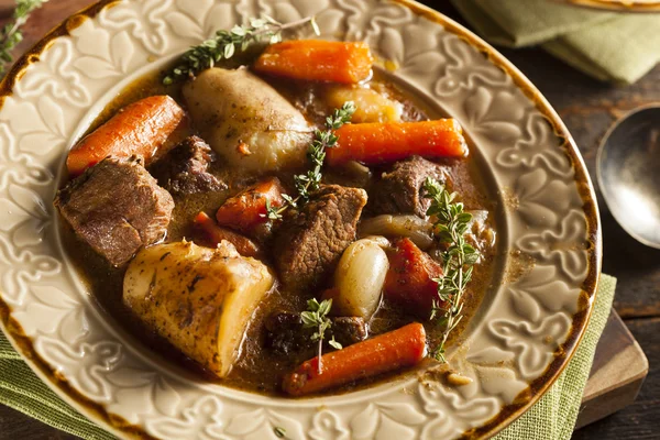 Homemade Irish Beef Stew — Stock Photo, Image