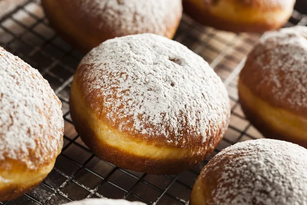 Casera frambuesa polaca Paczki Donut — Foto de Stock