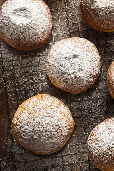 Casera frambuesa polaca Paczki Donut — Foto de Stock