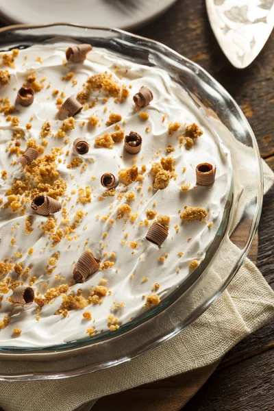 Homemade Chocolate Cream Pie — Stock Photo, Image