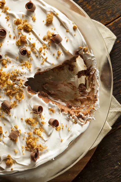 Homemade Chocolate Cream Pie — Stock Photo, Image