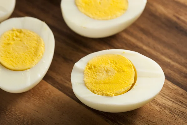 Organic Hard Boiled Eggs — Stock Photo, Image