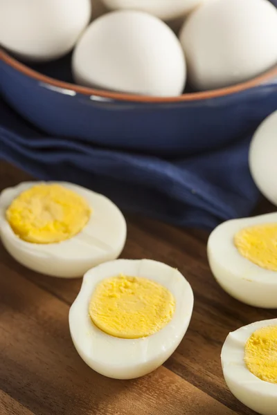 Huevos duros orgánicos — Foto de Stock