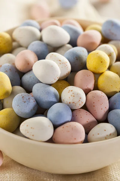 Festive Chocolate Easter Candy Eggs — Stock Photo, Image