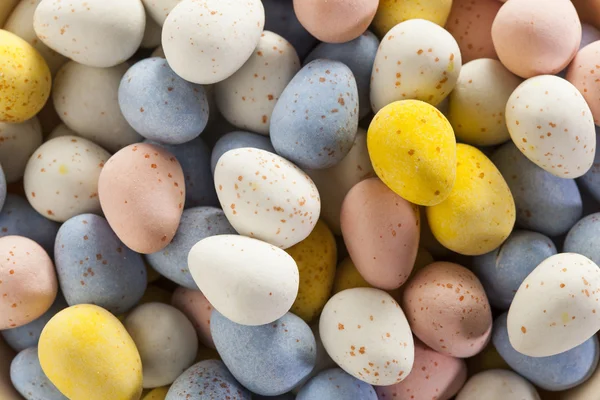 Festive Chocolate Easter Candy Eggs — Stock Photo, Image