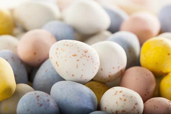 Festive Chocolate Easter Candy Eggs — Stock Photo, Image