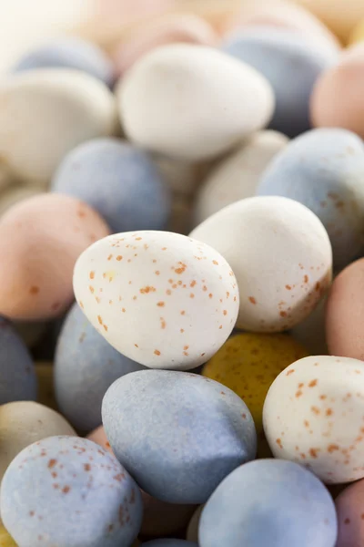 Festive Chocolate Easter Candy Eggs — Stock Photo, Image