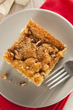 tarçın ile ev yapımı kahve kek