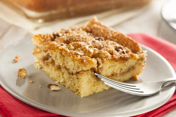 Homemade Coffee Cake with Cinnamon — Stock Photo, Image