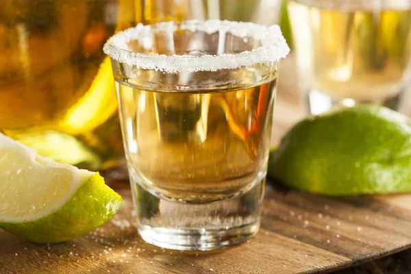 Tequila con cal y sal —  Fotos de Stock