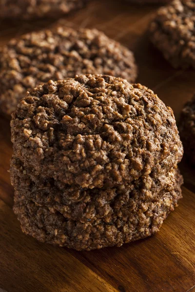 双层巧克力燕麦饼干 — 图库照片