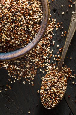 Organik renkli ham quinoa