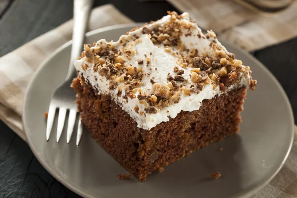 Homemade Toffee and Chocolate Cake — Stock Photo, Image