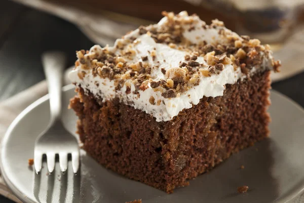 Homemade Toffee and Chocolate Cake — Stock Photo, Image