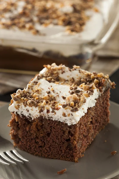 Homemade Toffee and Chocolate Cake — Stock Photo, Image
